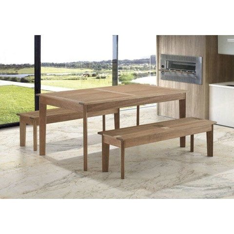 Mesa em Madeira Maciça Retangular 86x160cm Primavera 