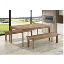 Ver imagem 2 de Mesa em Madeira Maciça Retangular 86x160cm Primavera Marrom