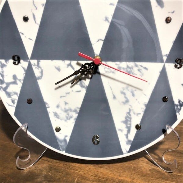Relógio geométrico 28,5cm - 3