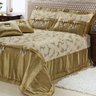 Kit Cama Casal King Amsterdam Ouro Velho 09 Peças - 1