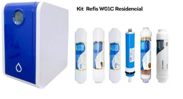 Kit Refis Osmose Reversa W01C Residencia - 2