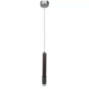 Ver imagem 1 de Pendente Tubo 27cm Marrom Cinza LED 5W 3000K Bivolt Delis