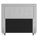 Ver imagem 1 de Cabeceira Box King Size 195cm com Tachas e Frame Branco