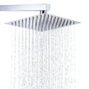 Ver imagem 2 de Ducha Chuveiro Slim 20x20 Cromado com Braço 36cm