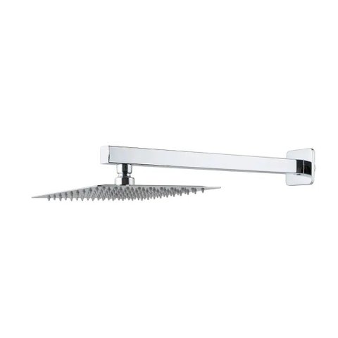 Ducha Chuveiro Slim 20x20 Cromado com Braço 36cm