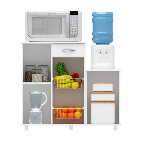 Fruteira para Cozinha Diva 2 Portas e 1 Gaveta Notável