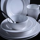 Ver imagem 5 de Prato Fundo Roma Branco Ø22cm Mesa Posta Porto Brasil