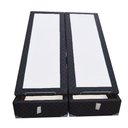 Ver imagem 1 de Cama Box Bau Casal Bipartido Poliester(1.38x1.88):preto
