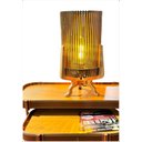 Ver imagem 6 de Luminária Domus de Mesa Mdf Laminado Freijó 44cm X 27cm Ofertamo