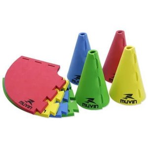 Cone de Marcação 16cm MTF-300 - 16cm x 10cm - Azul/Amarelo