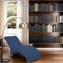 Ver imagem 2 de Recamier Divã Espreguiçadeira para Sala e Cliníca Estética Queila Suede:azul Marinho