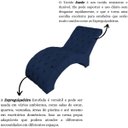 Ver imagem 4 de Recamier Divã Espreguiçadeira para Sala e Cliníca Estética Queila Suede:azul Marinho