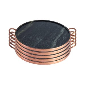 Kit 5 Formas de Pizza de Pedra Sabão 27cm - Já Curadas