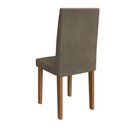Ver imagem 3 de Conjunto 6 Cadeiras de Jantar com Pés em MDF Estofadas Fidelitá Itália Freijó/Cacau