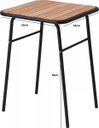 Ver imagem 3 de Mesa Branca Pequena para Cozinha de Apartamento Tampo Madeira