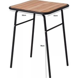 Mesa Branca Pequena para Cozinha de Apartamento Tampo Madeira - 3 Mesa Branca Pequena para Cozinha de Apartamento Tampo Madeira - 3