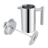 Cafeteira Prensa Francesa Manual 350 Ml Chaleira Aço Inox - A melhor do mundo - 1