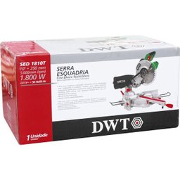Serra Esquadria Com Braço Telescópico 1800W 10" SED1810T 220V DWT - 7