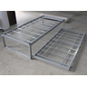 Cama Solteiro + Auxiliar Robusta Aço Ferro Especial 88cmx188cm Cor Alumínio Estilo Industrial Cs-03 - 2