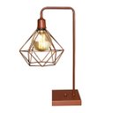 Ver imagem 1 de Abajur Luminária de Mesa com Aramado Retro - Cobre com Cobre
