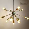 Lustre Pendente Moderno Sputnik Dourado Fosco - 13 Lâmpadas (Não Inclusas) - 3