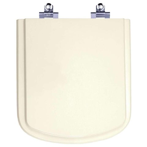 Assento Sanitário Laqueado Soft Close Lirio Marfim (Bege) para vaso Fiori