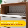Gabinete para Banheiro com Cuba e Espelheira 80cm Mdf Rosa Dubai - On Móveis - 3