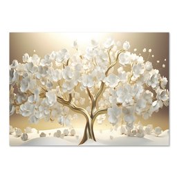 Quadro Decorativo Floral Foto, Tela em Canvas ideal para  Sala , Quarto e Hall de entrada(100x70 cm) - 1