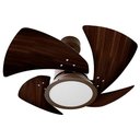 Ver imagem 1 de Ventilador Tornado LED ( 24W ) Marrom 4 Pás Tabaco 127V - Venti-Delta
