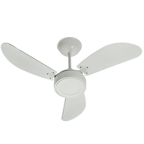 Ventilador New Light LED (12W) Branco 3 Pás Laqueadas Branca 127V - Venti-Delta - 1