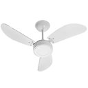 Ver imagem 1 de Ventilador New Cristal LED (12W ) Branco 3 Pás Plastica Branca 127V - Venti-Delta