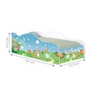 Ver imagem 4 de Cama Solteiro Infantil Fazendinha com Colchão MDF Branco Casah