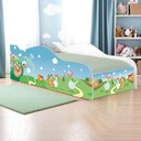 Ver imagem 1 de Cama Solteiro Infantil Fazendinha com Colchão MDF Branco Casah