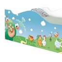 Ver imagem 2 de Cama Solteiro Infantil Fazendinha com Colchão MDF Branco Casah