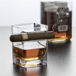 Copo para Whisky com porta Charuto - 2