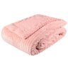 Manta Sherpa Queen Color Maxxi Canelada Rosa 14-1311 Pernambucanas Casa Casa - 1