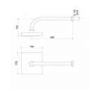 Ver imagem 2 de Chuveiro Athena Plus 1964 30cm Meber Metais