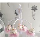 Ver imagem 2 de Mobile para Berço Musical Giratório Ursa Princesa Rosa