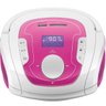 Rádio Boombox Multilaser Sp187 Fm/usb/sd/bluetooth Branco e Rosa - 3
