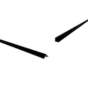 Ver imagem 1 de 03 Cantoneiras de Alumínio - 3/4 Polegadas Natural