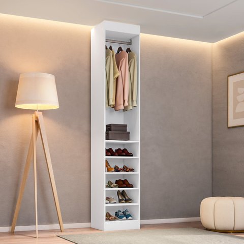 Guarda-Roupas Closet Modulado Roupeiro sem Porta Versatille Yescasa