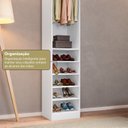 Ver imagem 6 de Guarda-Roupas Closet Modulado Roupeiro sem Porta Versatille Yescasa