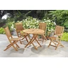 Mesa Dobrável em Madeira Maciça Redonda 90cm Primavera  - 2