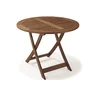 Mesa Dobrável em Madeira Maciça Redonda 90cm Primavera  - 1