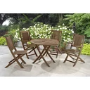 Ver imagem 2 de Mesa Dobrável em Madeira Maciça Redonda 90cm Primavera 