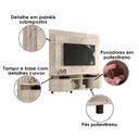 Ver imagem 7 de Estante Home Theater Daytona com Aparador Estoril e Mesa de Centro Indianápolis Calacata Off White –