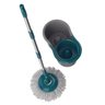 Mop Giratório Fit FlashLimp com Balde Cinza e Verde - 8