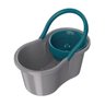 Mop Giratório Fit FlashLimp com Balde Cinza e Verde - 7