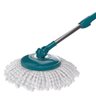 Mop Giratório Fit FlashLimp com Balde Cinza e Verde - 6