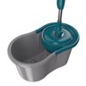 Mop Giratório Fit FlashLimp com Balde Cinza e Verde - 4